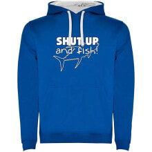 KRUSKIS Shut up And Fish Two-Colour Hoodie