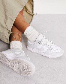 Nike – Dunk – Niedrige Sneaker in Weiß und Schwarz