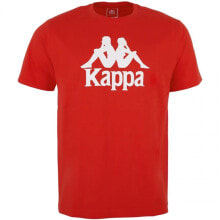 Мужские спортивные футболки мужская спортивная футболка красная с логотипом Kappa Caspar Jr. 303910J 619 T-shirt