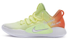 【定制球鞋】 Nike Hyperdunk 10 X Low 10 811制造 逆光 活力 防滑耐磨 潮流舒适 低帮 篮球鞋 男款 橙黄 / Кроссовки Nike Hyperdunk 10 AR0465-100