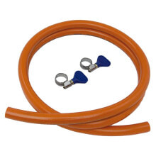 TALAMEX Gas Hose Thermoplast 8x15 mm 10mBar With 2 Clamps