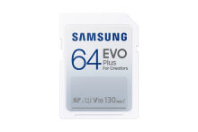 Samsung EVO Plus карта памяти 64 GB SDXC UHS-I MB-SC64K/EU
