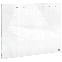 NOBO 43x56 cm Glass Board Weekly Planner