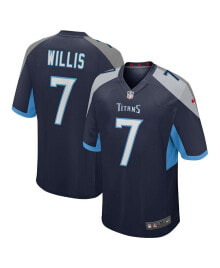 Nike men's Malik Willis Navy Tennessee Titans 2022 NFL Draft Pick Player Game Jersey