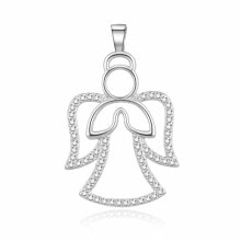 Charming silver pendant Angel P0001166