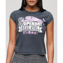 SUPERDRY Varsity Burnout Cap Short Sleeve T-Shirt