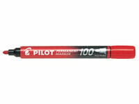 PILOT PEN Pilot SCA-100-R - Red - Bullet tip - Black - Red - Plastic - Fine - 4.5 mm