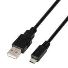 AISENS USB A Male To Micro USB B 2.0 Male 1.8 m USB Cable