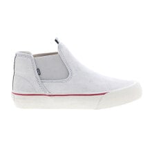 Купить мужские кроссовки Globe: Globe Dover GBDOVER Mens Gray Leather Slip On Skate Inspired Sneakers Shoes