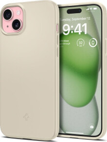 Spigen Spigen Thin Fit, mute beige - iPhone 15 Plus