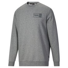 Puma Side By Side Crew Neck Sweatshirt Mens Grey 67383703