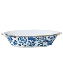 Wedgwood hibiscus Oval Serving Bowl