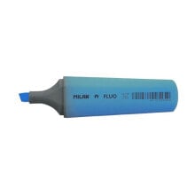 Набор флуоресцентных маркеров Milan Синий (12 штук)