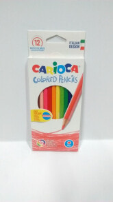 Цветные карандаши для рисования для детей carioca Hexagonal цветной карандаш Мульти 12 шт 40380