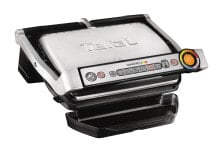 Electric grills and kebabs tEFAL OptiGrill + GC712D - Titanium - Tabletop