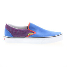 Vans Classic Slip-On VN0A4BV316V Mens Blue Suede Lifestyle Sneakers Shoes 7.5