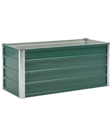 vidaXL garden Raised Bed Galvanized Steel 39.4