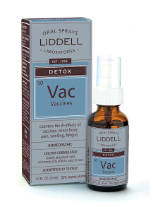 Болеутоляющие и противовоспалительные средства Liddell Homeopathic Detox Vac Гомеопатический спрей для облегчения незначительной лихорадки, кашля, отеков, усталости 30 мл