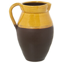 Vase Alexandra House Living Yellow Ceramic 21 x 29 x 21 cm