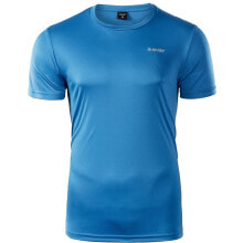 Мужские спортивные футболки мужская спортивная футболка синяя с надписью Hi-Tec Sibic