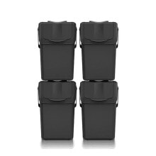 KEDEN SORTIBOX set of 4 trash cans for recycling 100L