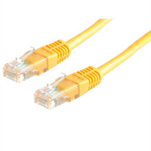 Кабели и разъемы для аудио- и видеотехники ROLINE 21.15.0562 сетевой кабель 5 m Cat5e U/UTP (UTP) Желтый
