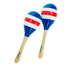 REIG MUSICALES Painted Wooden Maracas