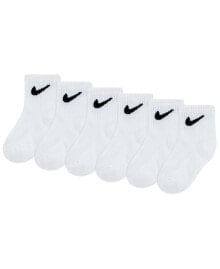 Baby Boy or Girl Swoosh Ankle Socks, Pack of 6 купить онлайн