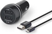 Автомобильное зарядное устройство и адаптер для мобильного телефона Ładowarka Philips 2x USB-A 3.1 A (DLP2357U/10)