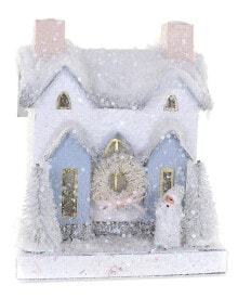 Cody Foster & Co. White French Villa Holiday House Multicolor