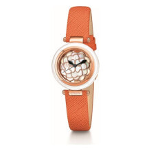 Женские наручные часы Женские часы аналоговые круглые оранжевый браслет Folli Follie