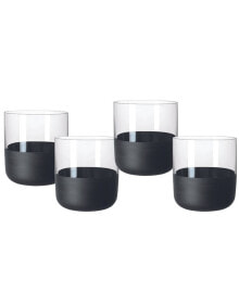 Villeroy & Boch manufacture Crystal Rock Shot Glasses, Set of 4