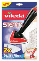 Vileda 146576 - Cloth pads - White - Fabric - Microfiber - Vileda 100°C Hot Spray Vileda Steam - 167 mm - 23 mm