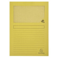 Subfolder Exacompta Forever Transparent window Yellow A4 100 Pieces