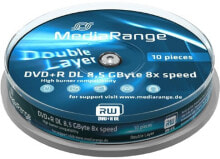 MediaRange MR466 чистый DVD 8,5 GB DVD+R DL 10 шт