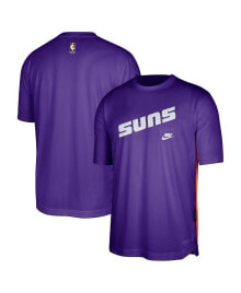 Nike men's Purple Phoenix Suns Hardwood Classics Pregame Warmup Shooting Performance T-shirt