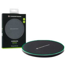 Купить зарядные устройства для стандартных аккумуляторов Conceptronic: CONCEPTRONIC Qi 10W Wireless Charger