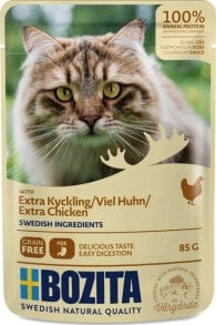 Купить влажные корма для кошек Bozita: Bozita Bozita Cat Kurczak w sosie saszetka 85g