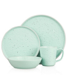 Elena 16 Pieces Dinnerware Set, Service For 4