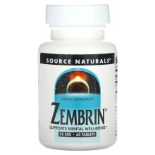 Source Naturals, Зембрин, 25 мг, 30 таблеток