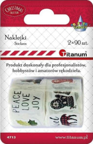 Набор наклеек для детского творчества Titanum Naklejki na taśmie Boże Narodzenie mix 2szt.