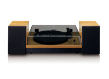 Проигрыватели виниловых дисков Lenco LS-300 Аудио проигрыватель с ременным приводом Черный, Дерево LS-300WD