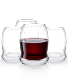 JoyJolt cosmos Stemless Wine Glasses - Set of 4