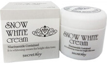 Aufhellende Gesichtscreme mit Niacinamid - Secret Key Snow White Cream