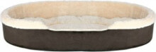 Лежак и домик для собак Trixie Legowisko Cosma, 85 × 65 cm, ciemny brąz/beż