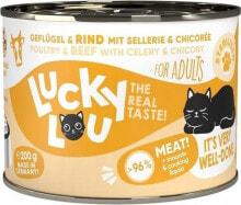 Lucky Lou Lucky Lou Lifestage Sterilized Drób i wołowina puszka 200g