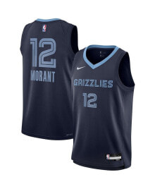 Nike big Boys Ja Morant Navy Memphis Grizzlies Swingman Jersey - Icon Edition