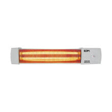 Quartz Heater EDM 07103 Baths White Black Grey 600-1200 W