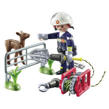 PLAYMOBIL Animal Rescue By Firefighters Construction Game