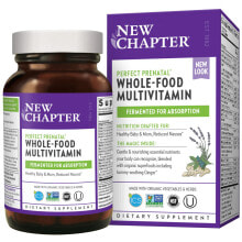 Витаминно-минеральные комплексы New Chapter Perfect Prenatal мультивитамины для беременных 192 вегетарианские таблетки